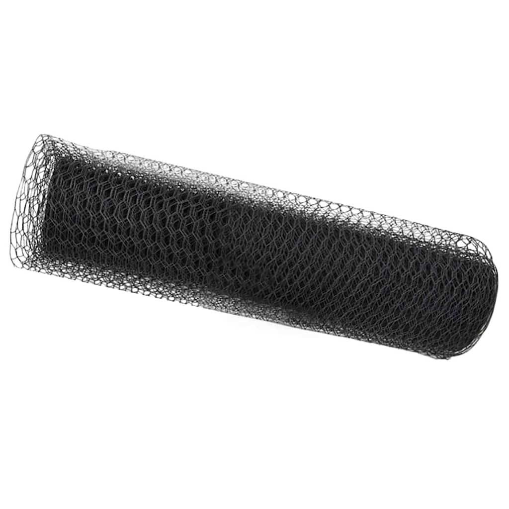 Clôture hexagonale PVC Gris 100 x 0,4 m, Poids :6.85kg - PANGIVO - Image 2