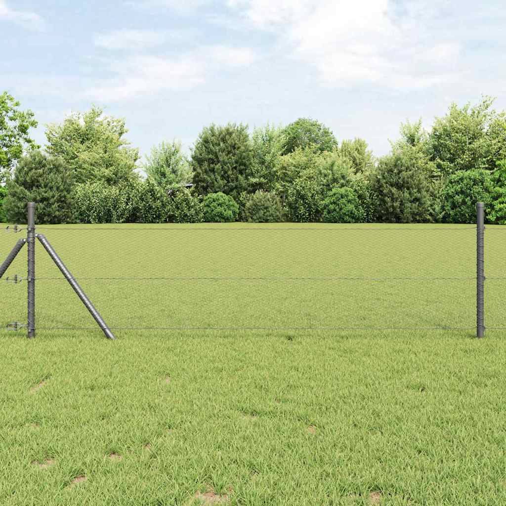 Clôture hexagonale PVC Gris 100 x 0,4 m, Poids :6.85kg - PANGIVO - Image 1