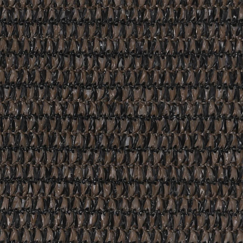 Écran de balcon PEHD marron 500 x 90 cm - PANGIVO - Image 2