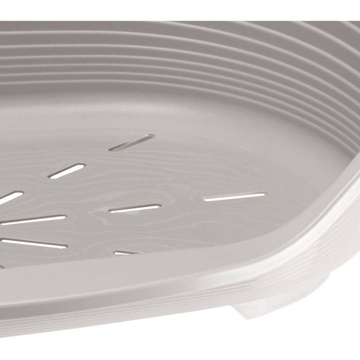 Ferplast - Corbeille pour chien ovale Siesta Deluxe 6 gris clair, plastique avec appuie-tête intégré - Ferplast - Image 4
