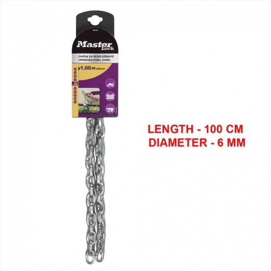 Master Lock - Master Lock 8011EURD Chaîne en acier cémenté, 100 cm x 0,6 cm - Image 5