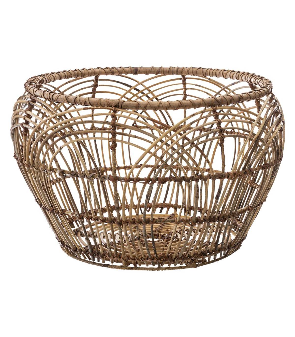 Set de 3 Paniers de rangement Ronds en Rotin - Image 2