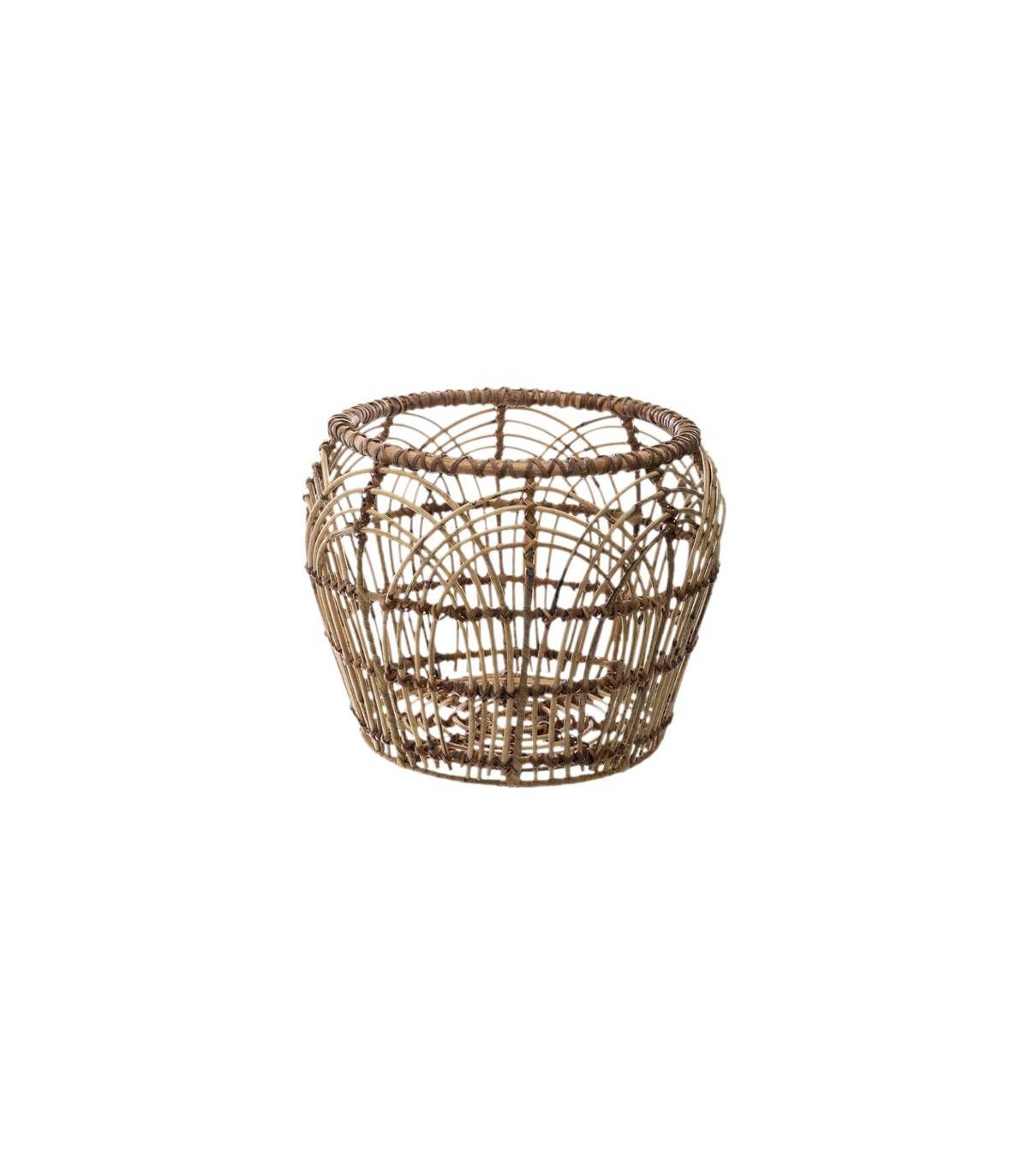 Set de 3 Paniers de rangement Ronds en Rotin - Image 4