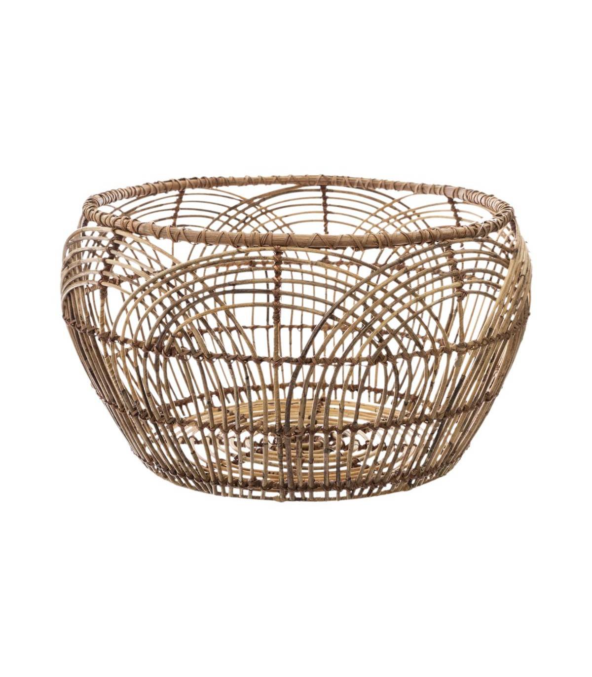 Set de 3 Paniers de rangement Ronds en Rotin - Image 3