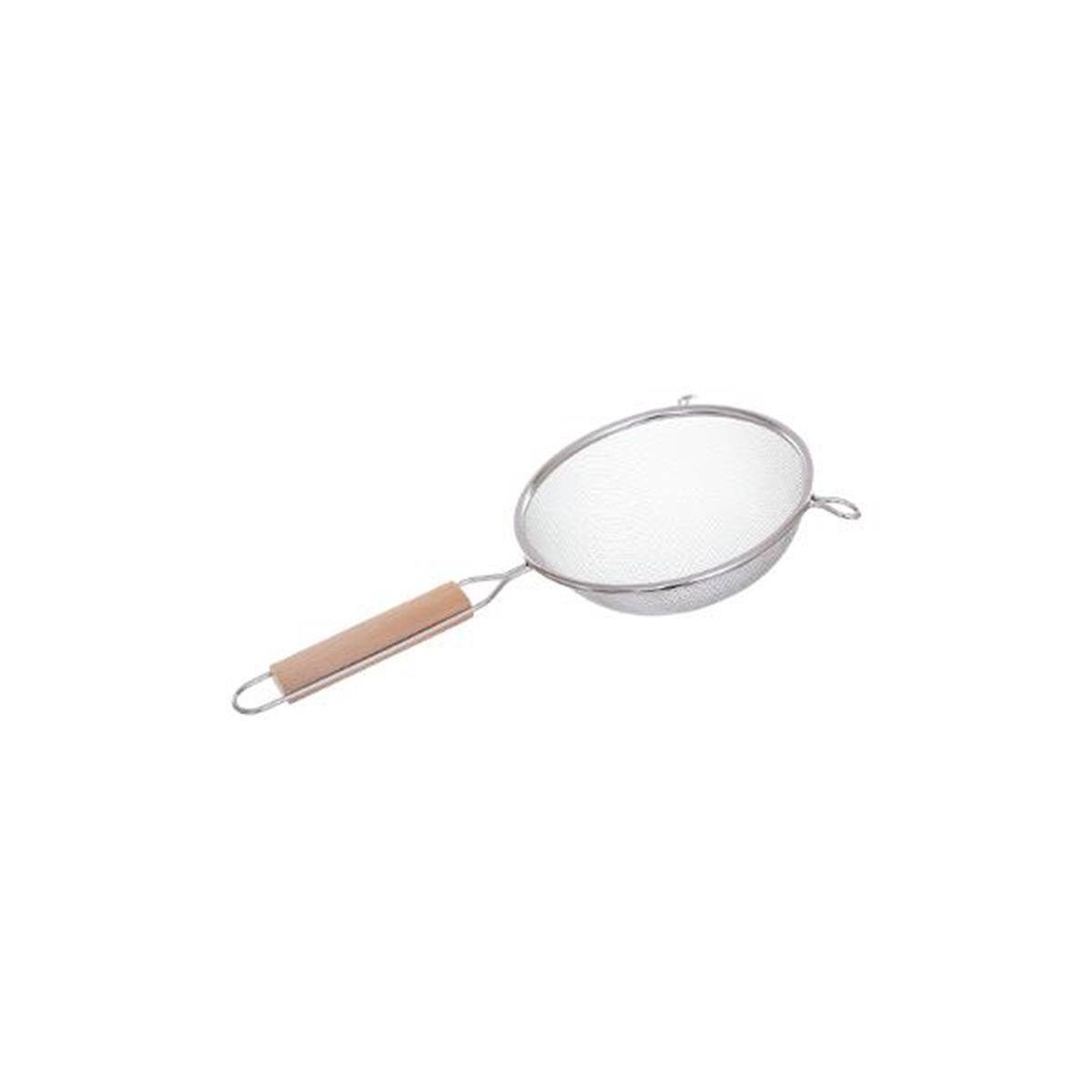Lot de 3 Passoires Inox & Bois "Sieve" 35cm Argent - Image 3