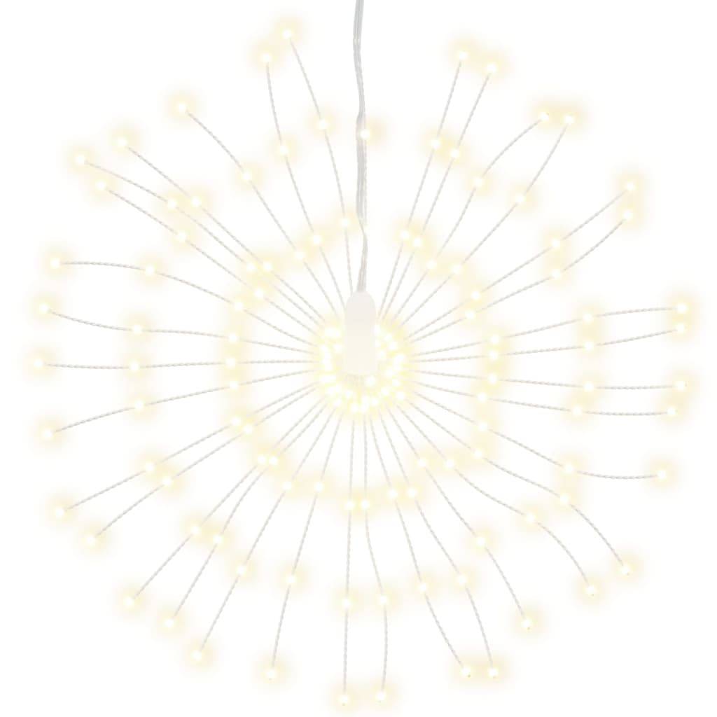Lot 8 Étoiles Rayonnantes LED 8 Modes à Piles avec Télécommande Blanc Chaud – ComfortXL Outdoor Living - Image 3