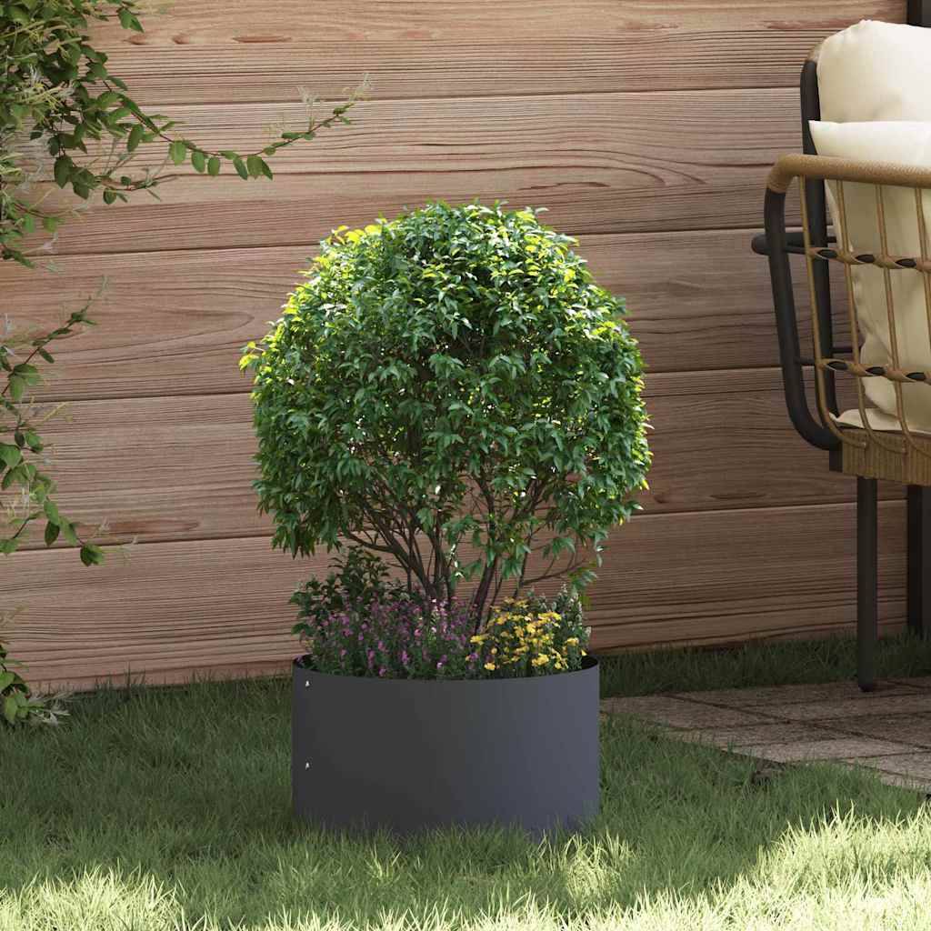 Maison Chic - Cache-pot, Pot De Fleurs Anthracite 30 x 30 x 20 cm Acier g318 - Image 2