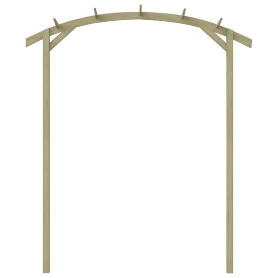 Pergola Arquée Jardin Pin Imprégné 180x210x40cm Décoration Extérieure - ComfortXL Outdoor Living - Image 2