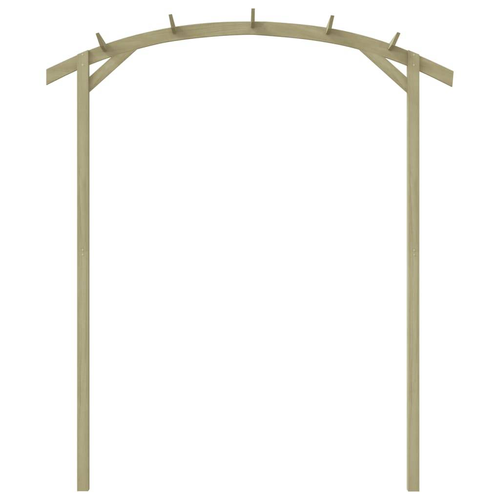 Pergola Arquée Jardin Pin Imprégné 180x210x40cm Décoration Extérieure - ComfortXL Outdoor Living - Image 2