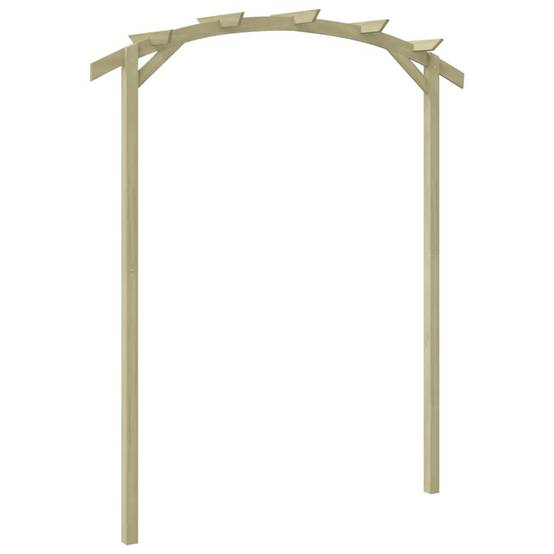 Pergola Arquée Jardin Pin Imprégné 180x210x40cm Décoration Extérieure - ComfortXL Outdoor Living - Image 1