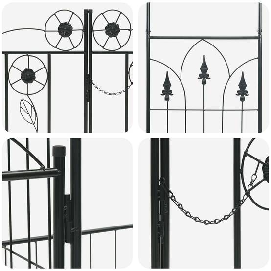 Pergola Arquée Jardin Pin Imprégné 180x210x40cm Décoration Extérieure - ComfortXL Outdoor Living - Image 9