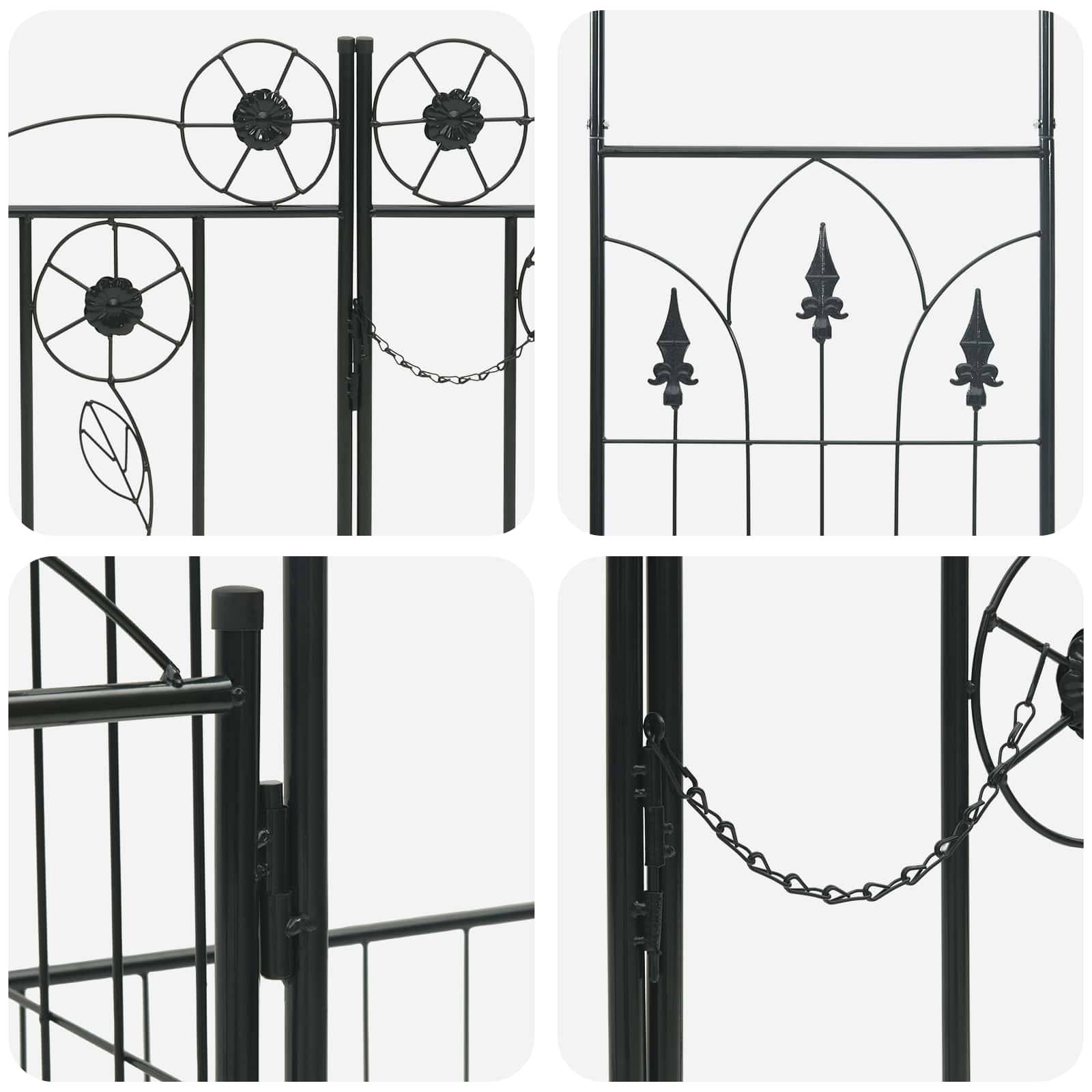 Pergola Arquée Jardin Pin Imprégné 180x210x40cm Décoration Extérieure - ComfortXL Outdoor Living - Image 9