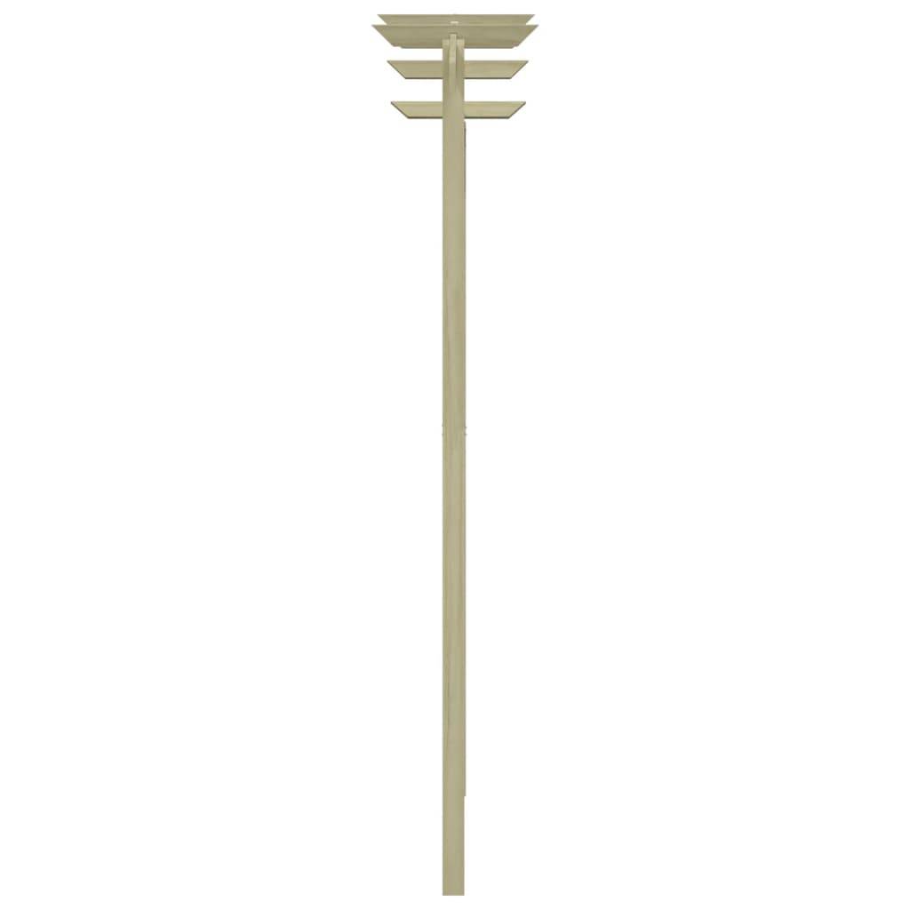 Pergola Arquée Jardin Pin Imprégné 180x210x40cm Décoration Extérieure - ComfortXL Outdoor Living - Image 3