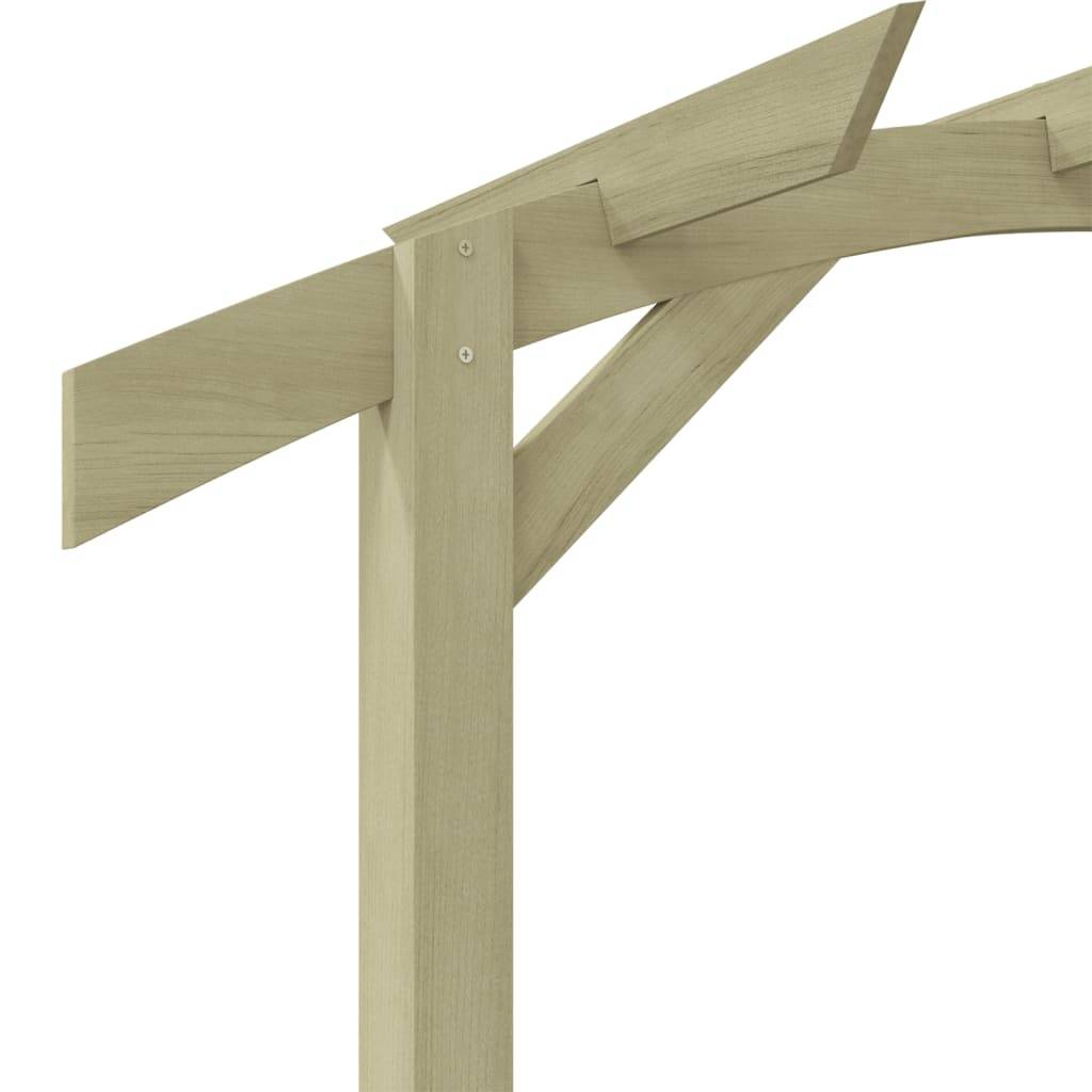 Pergola Arquée Jardin Pin Imprégné 180x210x40cm Décoration Extérieure - ComfortXL Outdoor Living - Image 4