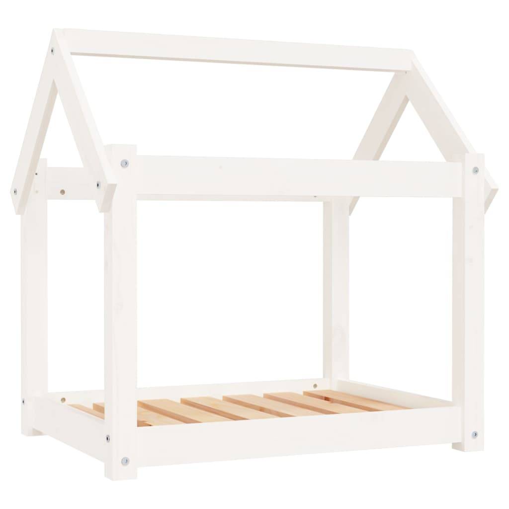 Vidaxl - Lit pour chien Blanc 71x55x70 cm Bois de pin solide vidaXL - Image 2