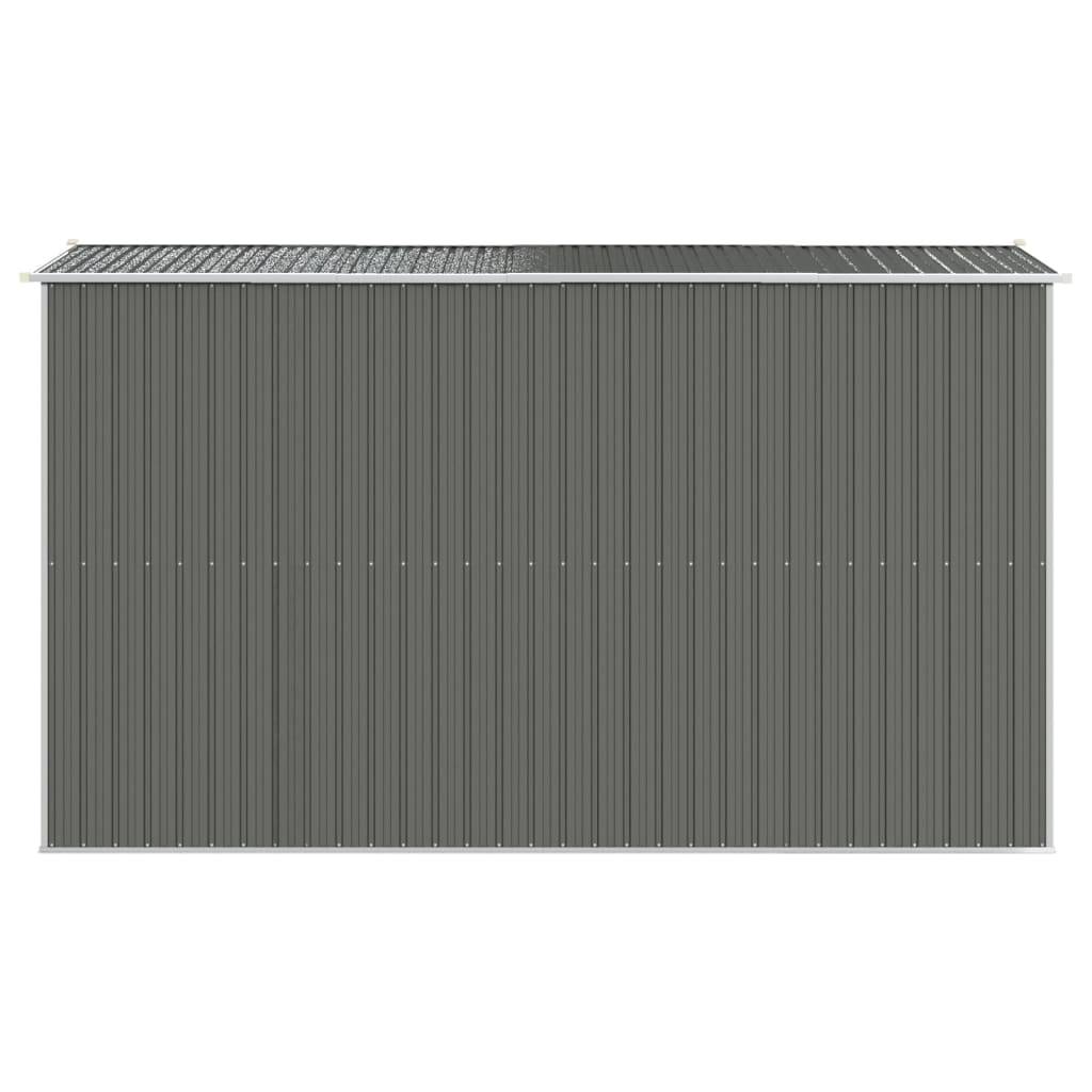 Vidaxl - Abri de jardin Gris clair 192x357x223 cm Métal galvanisé vidaXL 3147440 - Image 6