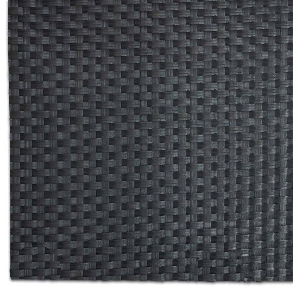 Rattan Art - Brise-vue en résine tressée pour balcon et clôture coloris anthracite 1 x 5 m - Image 3