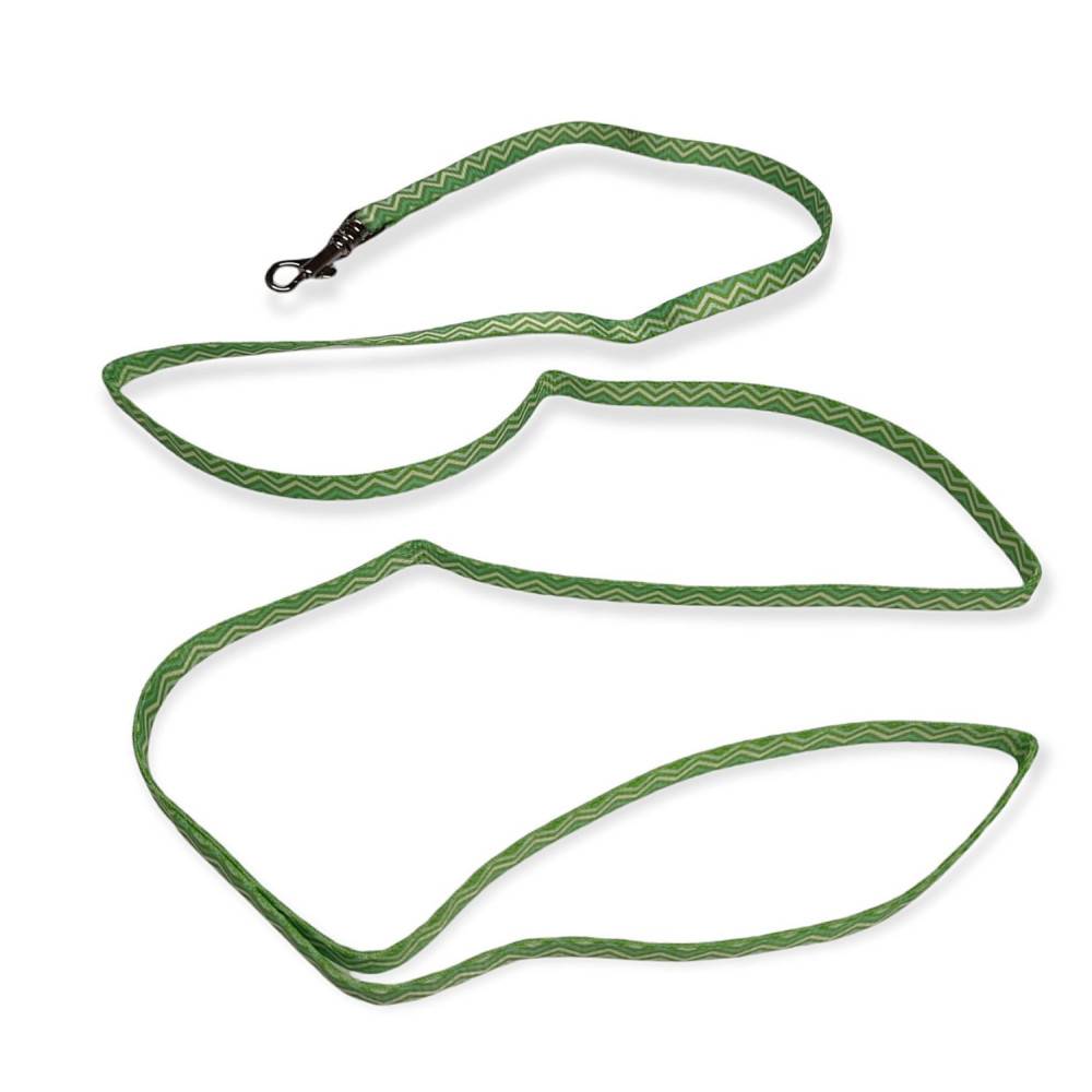 Laisse verte PUPPY PIXIE 8 mm x 1,20m pour chiots - Image 1