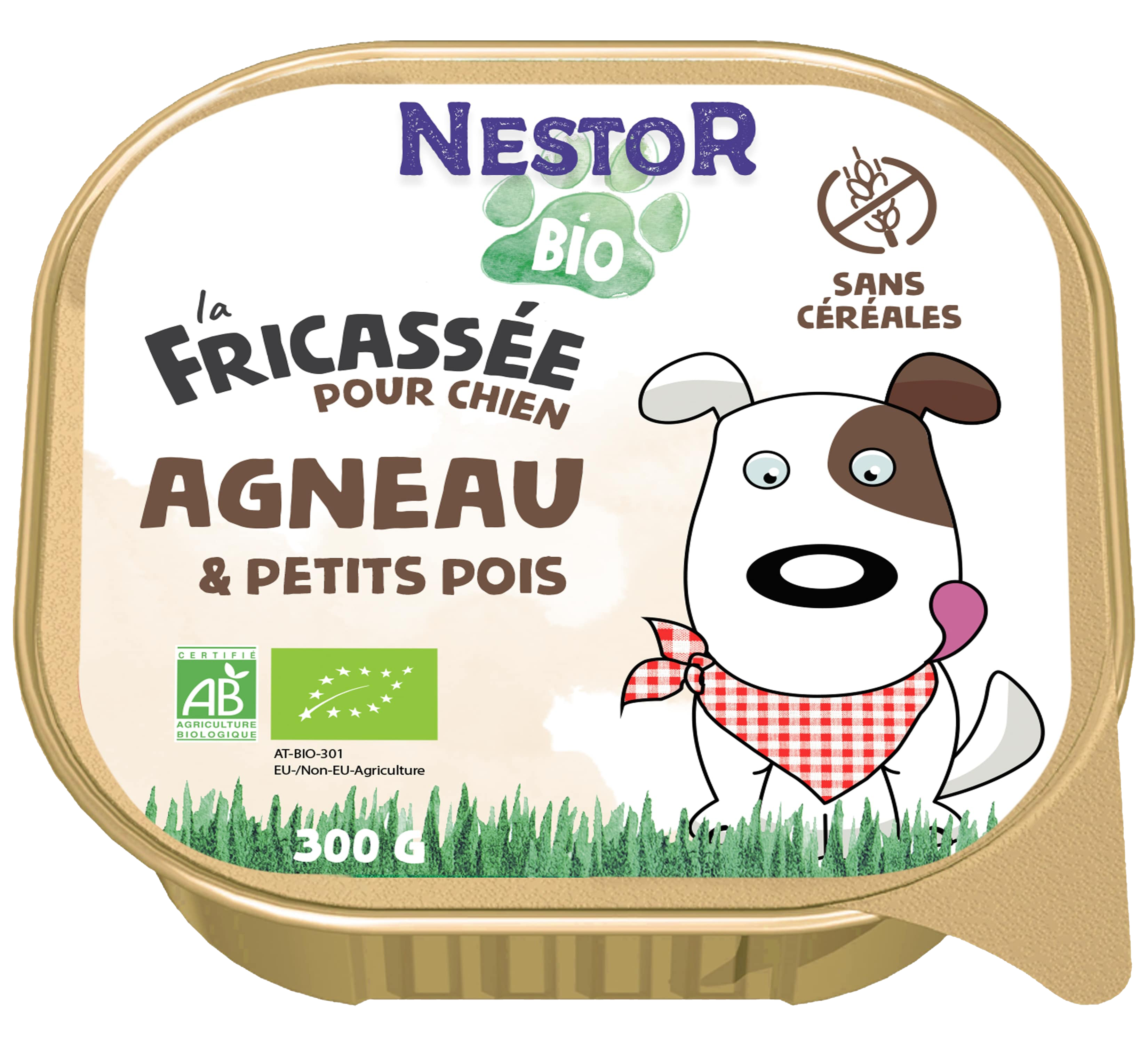 Nestor - Pâtée Sans Céréales Bio à l'Agneau pour Chien - Image 1