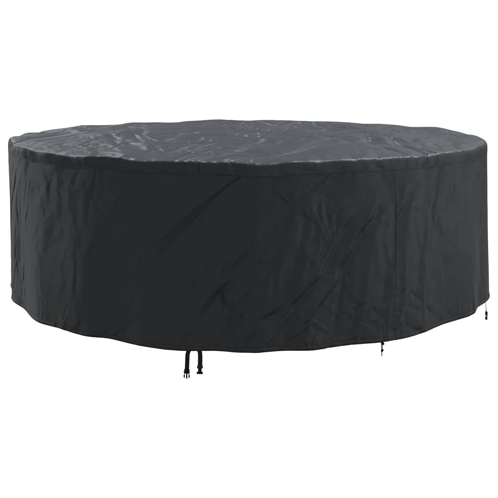 Housse de meuble tissu Oxford noir 279 x 279 x 85 cm, Poids:2.13kg - PANGIVO - Image 2