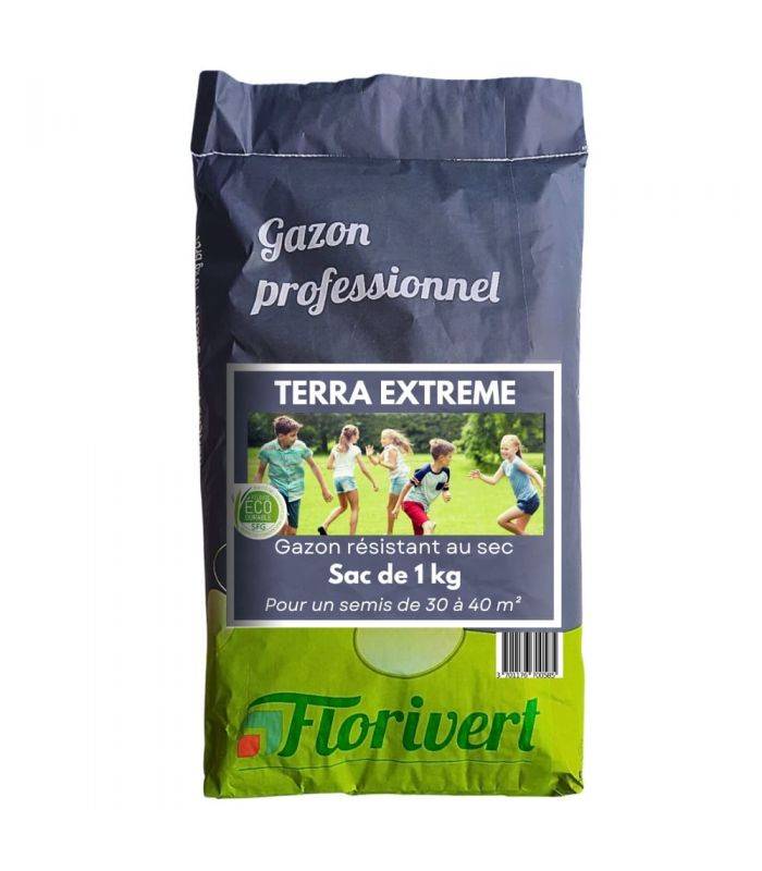 Semences gazon Terra Extrême 1 kg, faible besoin en eau et bel aspect - Florivert 1206451 - Image 1
