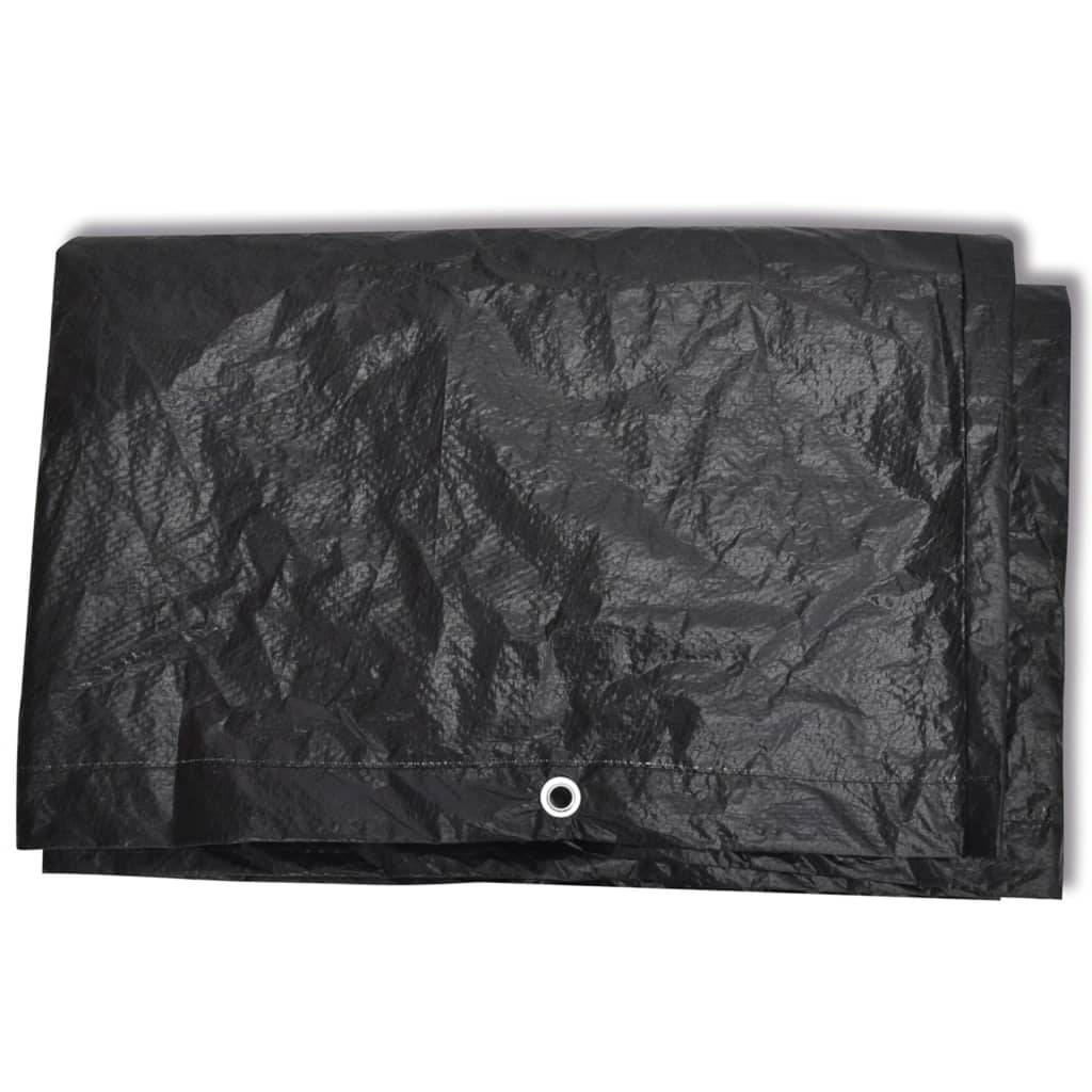 PANGIVO - Housses pour table de ping-pong polyéthylène noir 160 x 55 x 182 cm - PANGIVO - Image 5