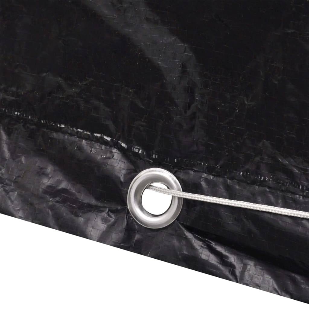 PANGIVO - Housses pour table de ping-pong polyéthylène noir 160 x 55 x 182 cm - PANGIVO - Image 6