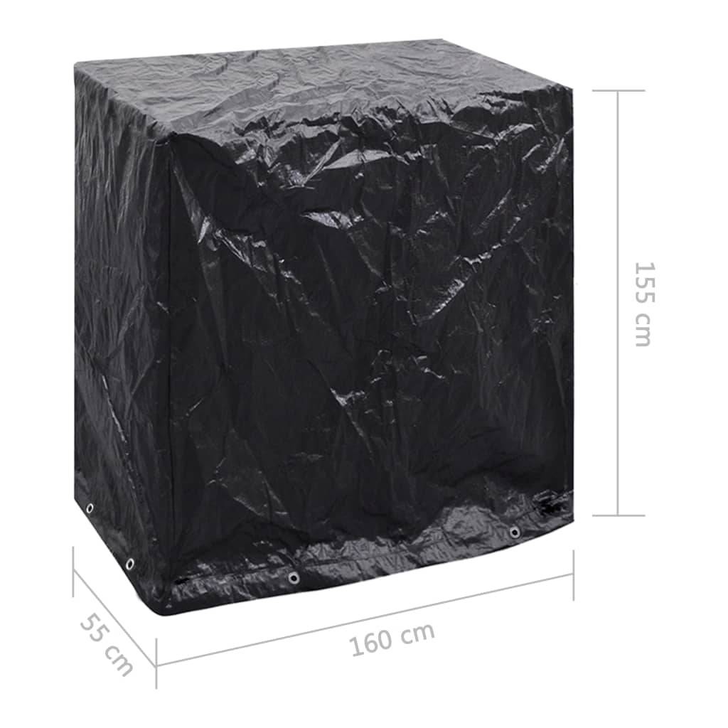 PANGIVO - Housses pour table de ping-pong polyéthylène noir 160 x 55 x 182 cm - PANGIVO - Image 8