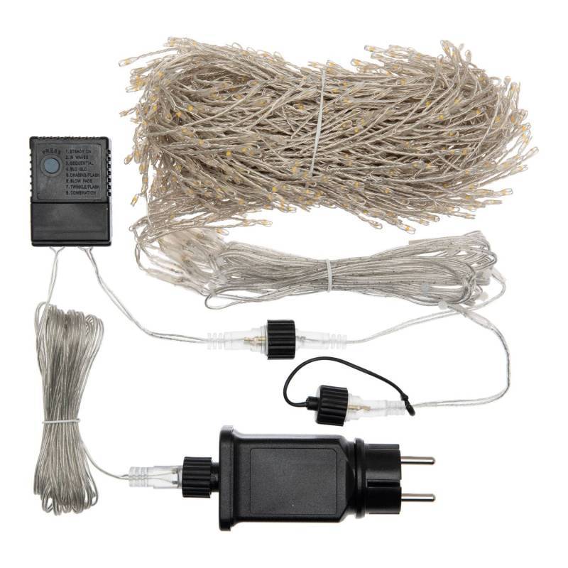 Guirlande stalactite BOA 3X1M 1050 Micro LED 8 programmes Prolongeable Lotti - Image 3