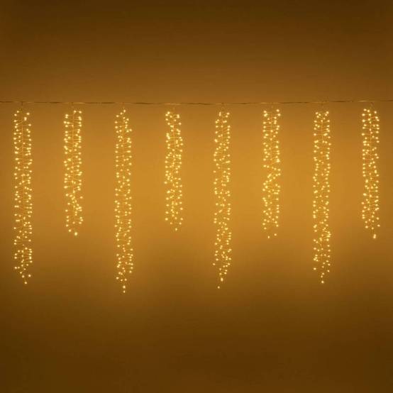 Guirlande stalactite BOA 3X1M 1050 Micro LED 8 programmes Prolongeable Lotti - Image 1