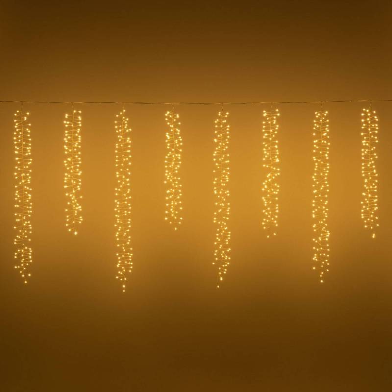 Guirlande stalactite BOA 3X1M 1050 Micro LED 8 programmes Prolongeable Lotti - Image 1