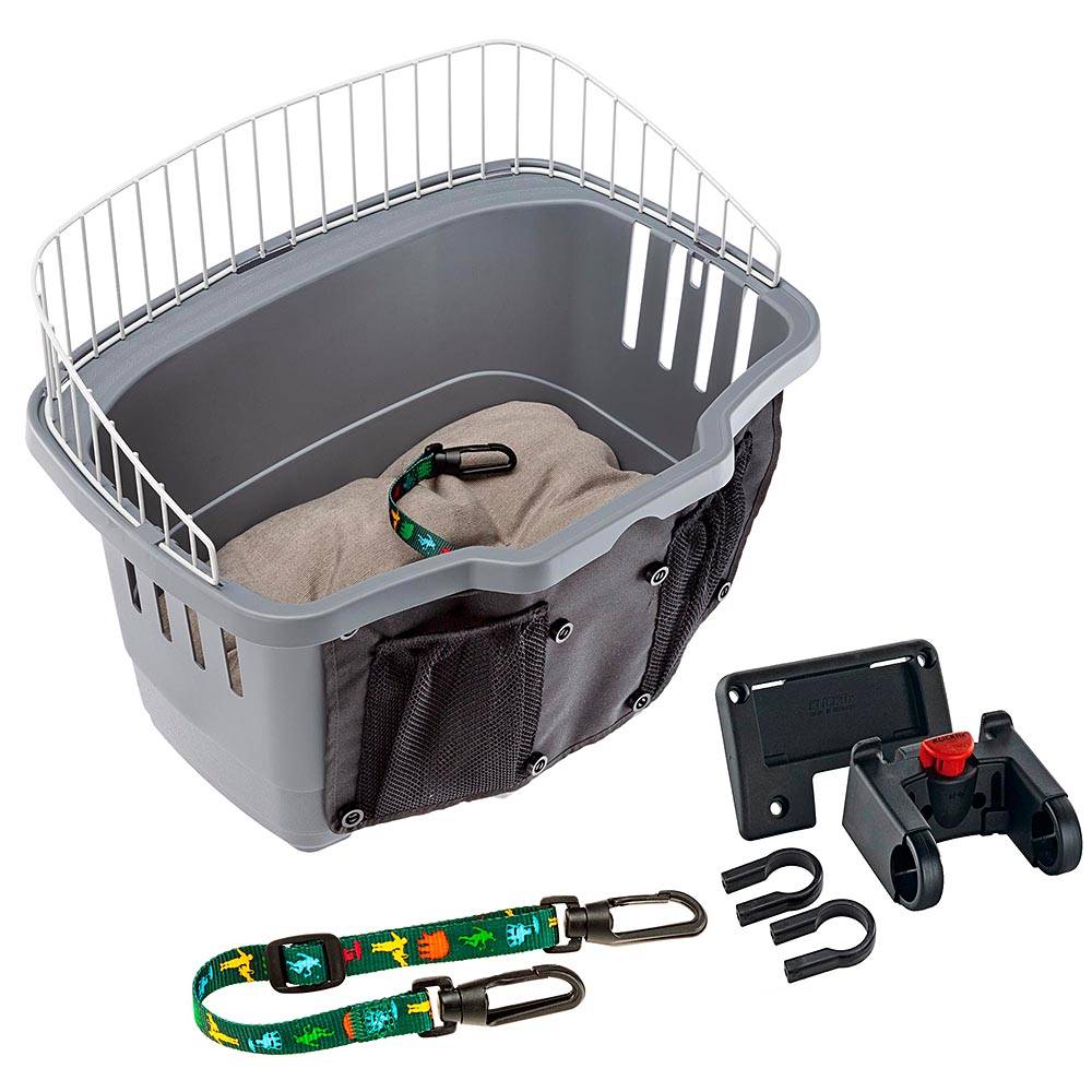Ferplast - Ferplast Transport vélo pour chiens de petite taille ATLAS BIKE 20 RAPID Panier pour vélo petits chiens maxi 7 kg avec coussin lavable, box de voyage - Image 1