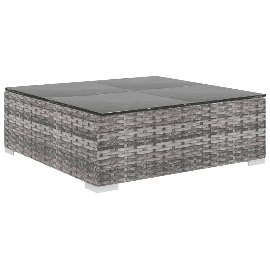 Vidaxl - Salon de jardin 5 pcs avec coussins résine tressée gris vidaXL 46783 - Image 8