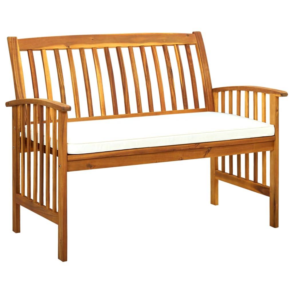 Prolenta Premium - Banc de jardin Blanc 64 X 119 cm - Prolenta Premium - Image 1