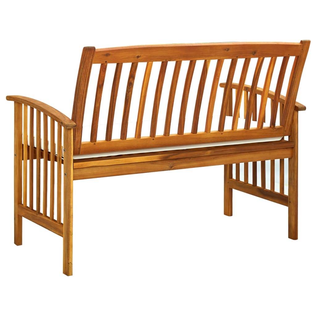 Prolenta Premium - Banc de jardin Blanc 64 X 119 cm - Prolenta Premium - Image 5
