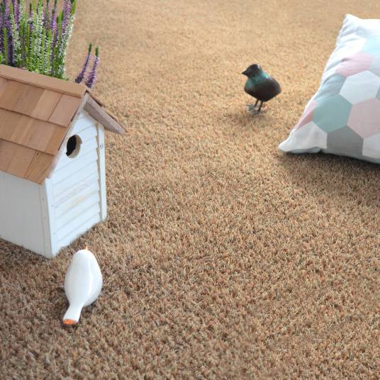 Decoweb - Gazon artificiel Arty Couleur Beige, 20 mm, 4m x 13m - Decoweb - Image 3