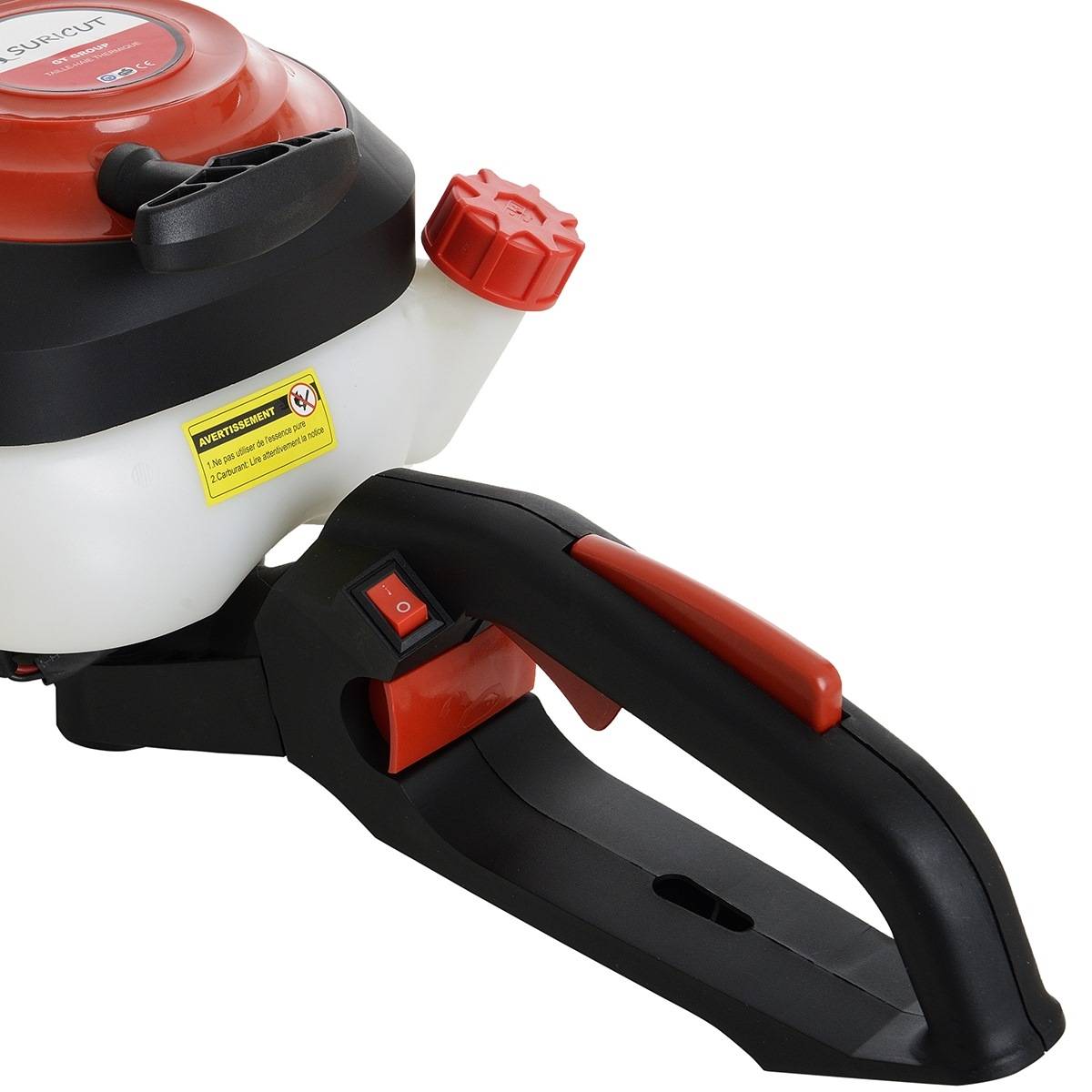 Suricut - Taille-haies thermique SEMI-PROFESSIONNEL, 25.4 cm3, 1 CV, double lame 75 cm - SURICUT - Image 3