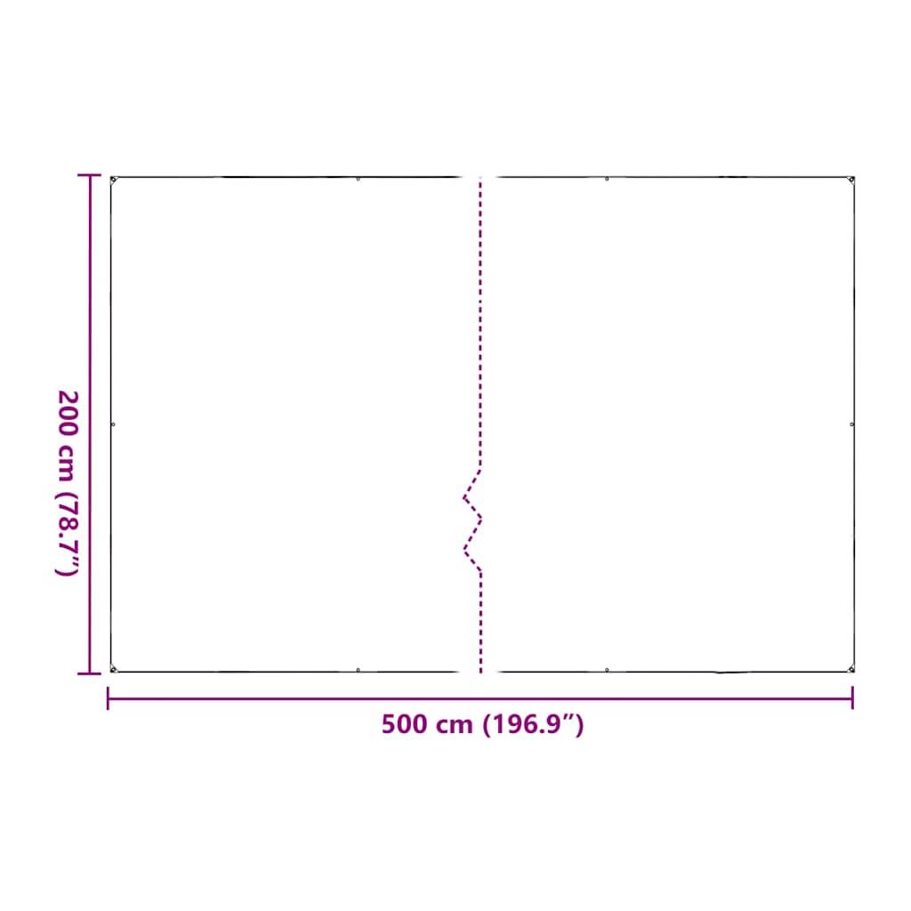 Vidaxl - Housse de protection plantes avec œillets 2x5 m polyéthylène vidaXL 3308686 - Image 3