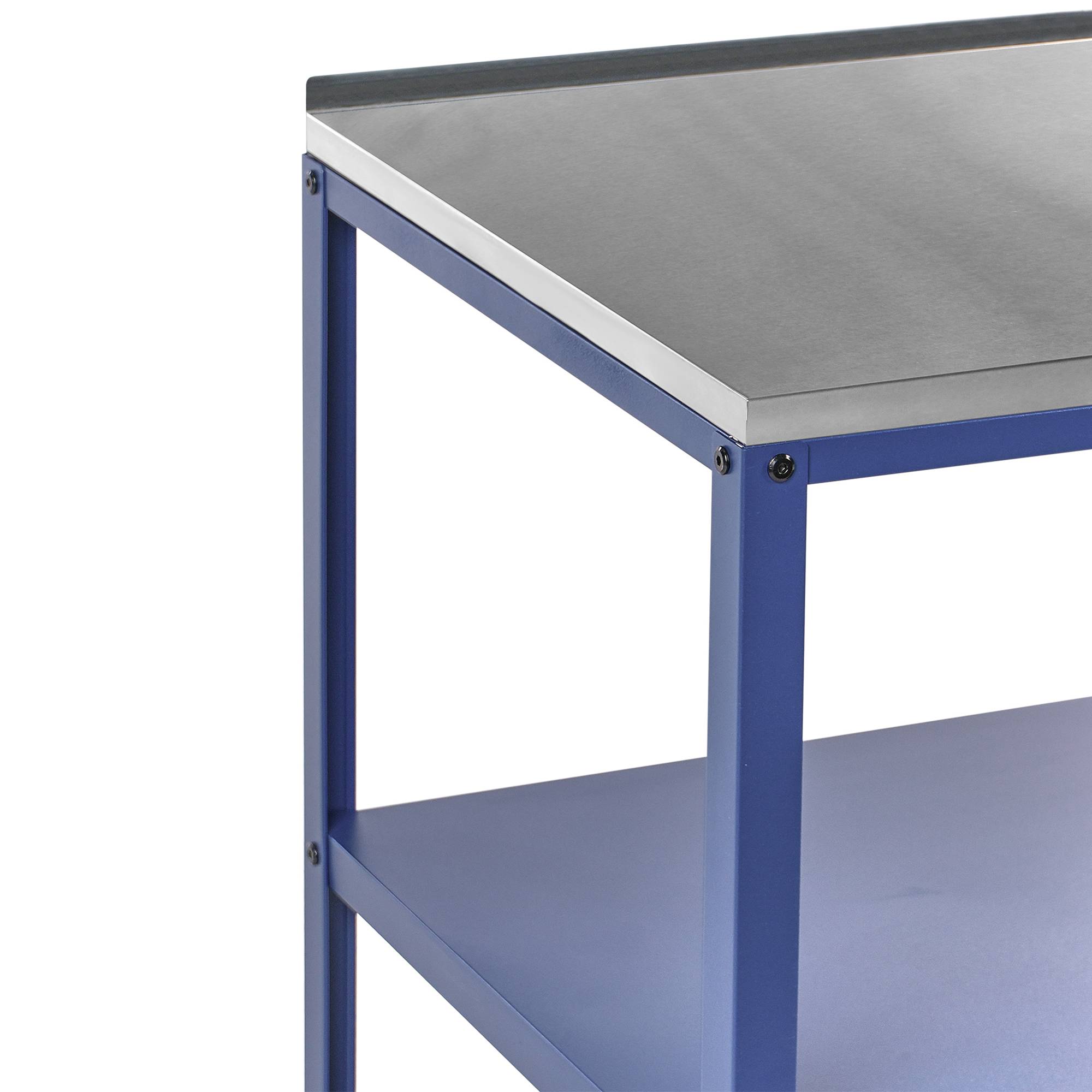 Beliani - Cuisine de jardin Acier Bleu VILAMA - 50x50x90- Beliani - Image 6