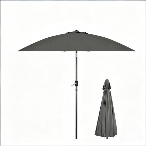Parasol pour piscine à inclinaison réglable, grand parasol de terrasse, parasol de jardin (socle non inclus, parasol uniquement) - Image 4