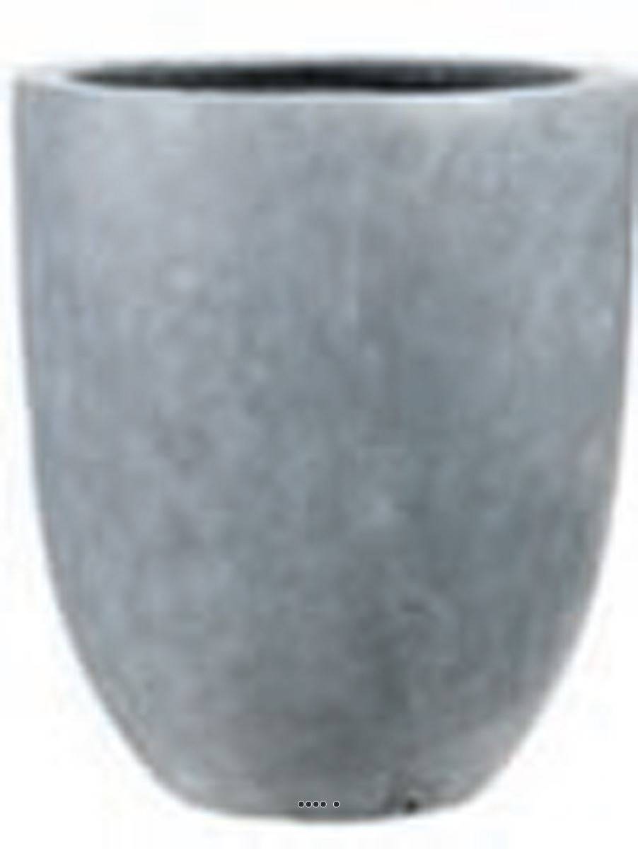 Artificielles - Bac Fibre de verre et composite Farn Exterieur Eggpot Haut D 52 xH 60cm Gris Fonce - dimhaut: H 60 cm - couleur: Gris plomb-lead - Image 2