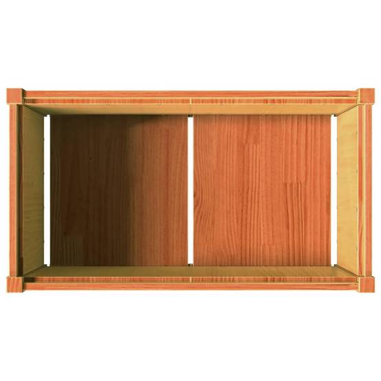 Maison Chic - 2 pcs Jardinière | Pot de fleurs | Cache-pot | Bac à fleurss cire marron bois de pin massif - Image 9