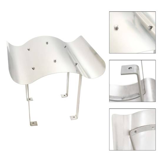 Chapeau de Cheminée Rectangulaire Acier Inox Protection Anti-Pluie 60 x 80 cm - ComfortXL Outdoor Living - Image 1