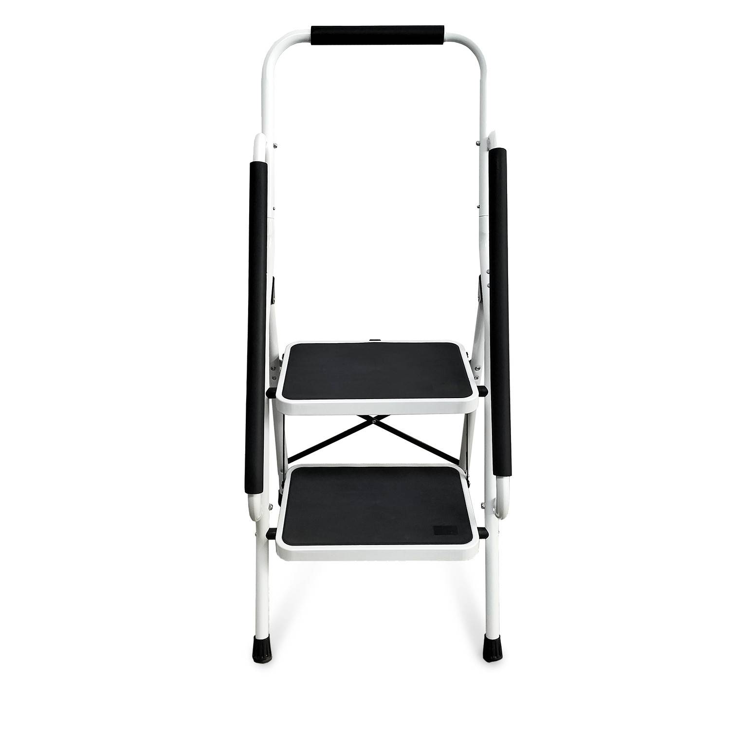 Escabeau avec main courante BM TOOLS BMT-ESC-2-MC , 2 marches - Échelle intérieur et extérieur - Image 2