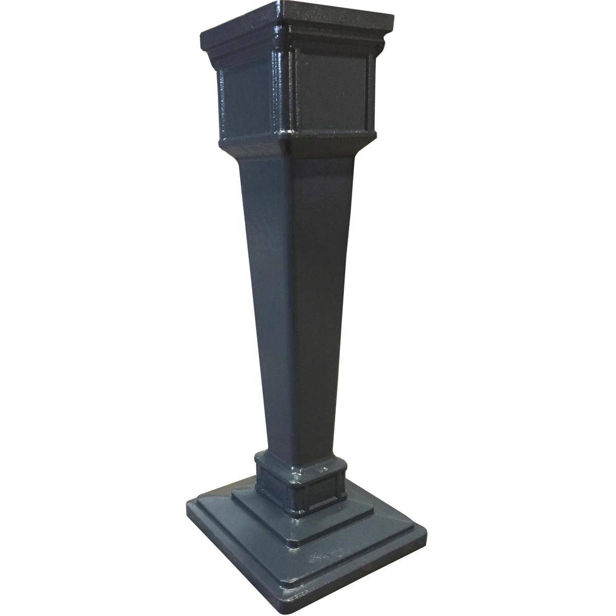 La Boite Jaune - Colonne pour boîte aux lettres en aluminium grand modèle 1950 - Image 1