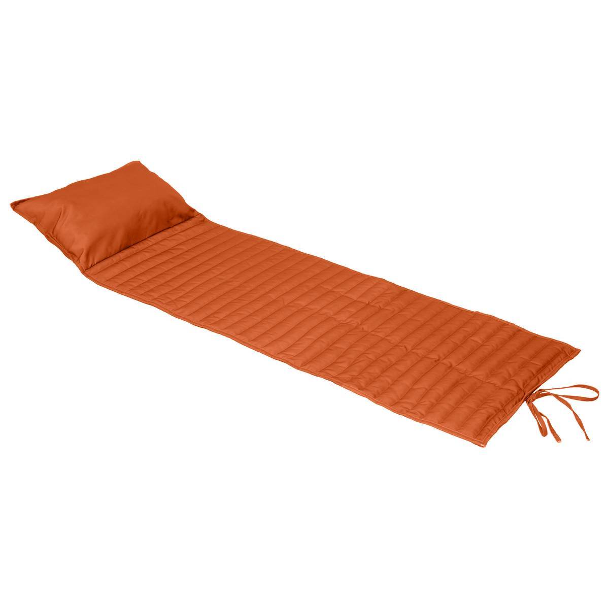 Hesperide - Coussin de transat enroulable "Adiya" ambre 180x60cm en polyester Hespéride - Image 1