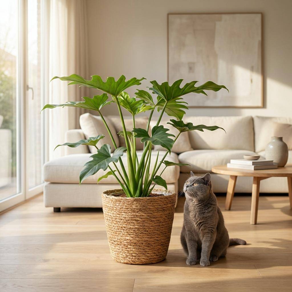 Philodendron Lacerum - Pot de 19cm - Hauteur 65cm - Panier - Plantes d'intérieur - Image 3