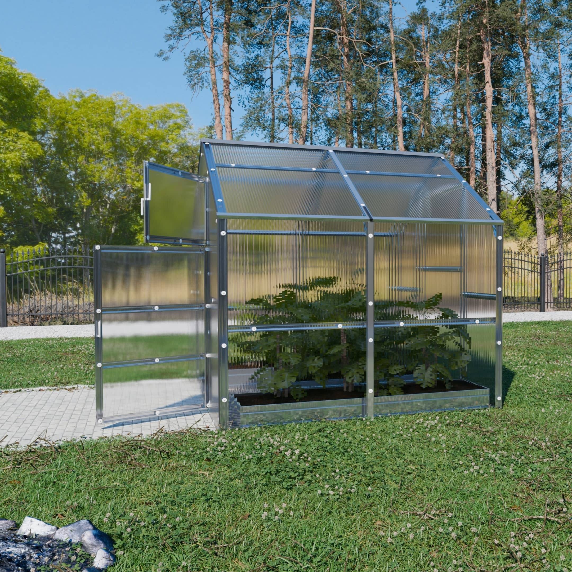 Serre KLASIKA BERNARD 2,35 x 2 m (4,7 m²), 6 mm avec revêtement en polycarbonate - Image 2