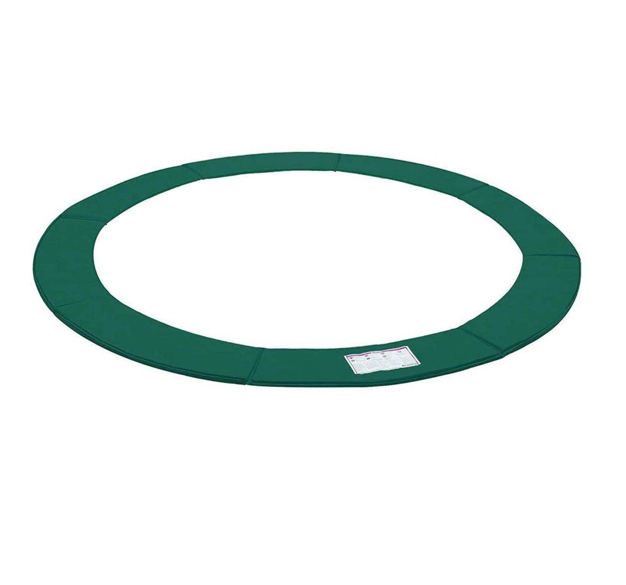 Helloshop26 - Coussin de sécurité de trampoline de remplacement rechange diamètre 366 cm résistant aux rayons uv anti-déchirure taille standard vert - Image 1