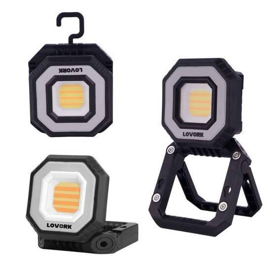 Lampe à LED rechargeable 900LM / 12W - Plusieurs modes d'éclairage - HIDA LOVORK - Image 2